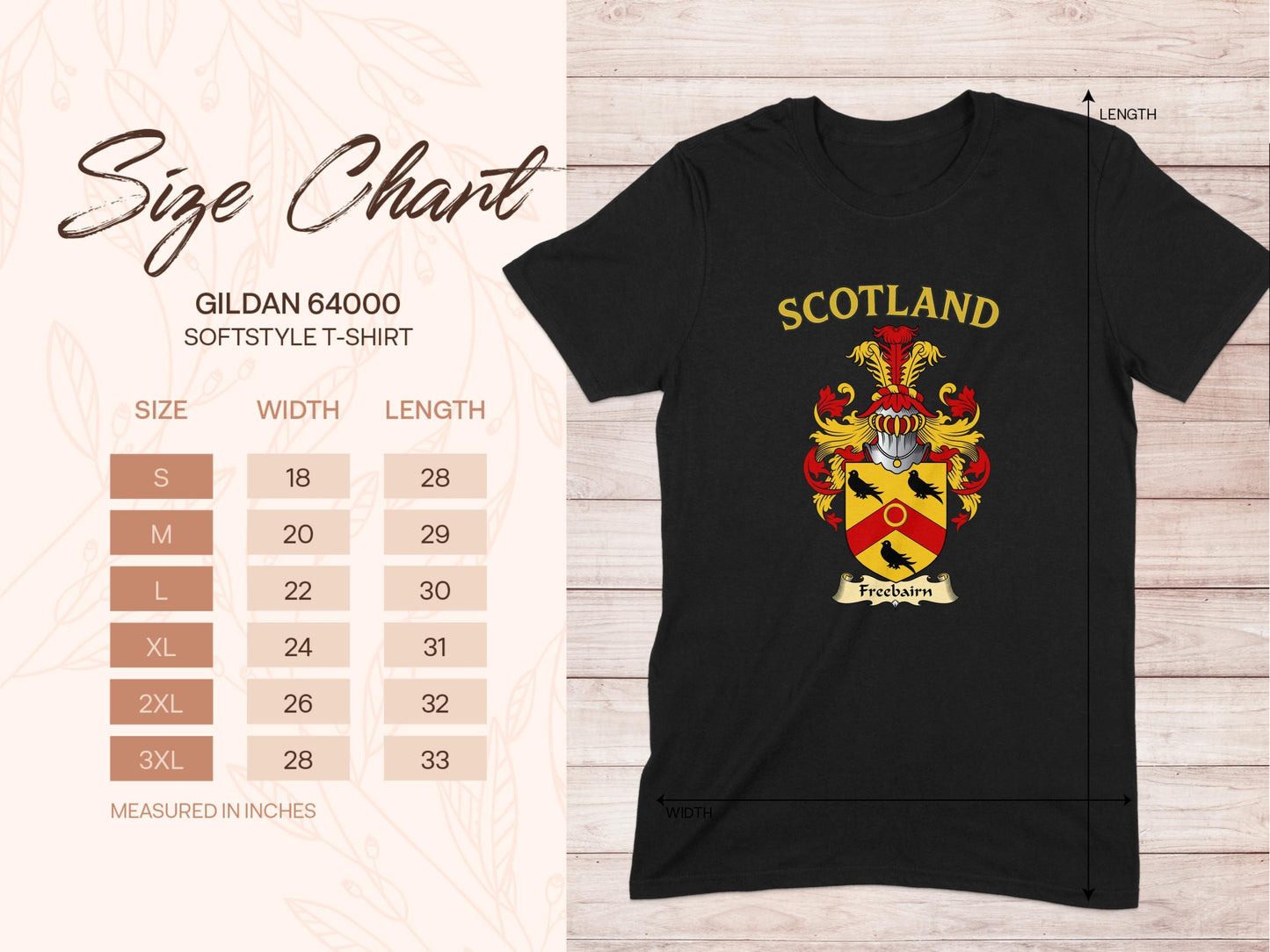 Freebairn Clan Family Crest Scotland T-Shirt - Celtic Ancestry Gifts