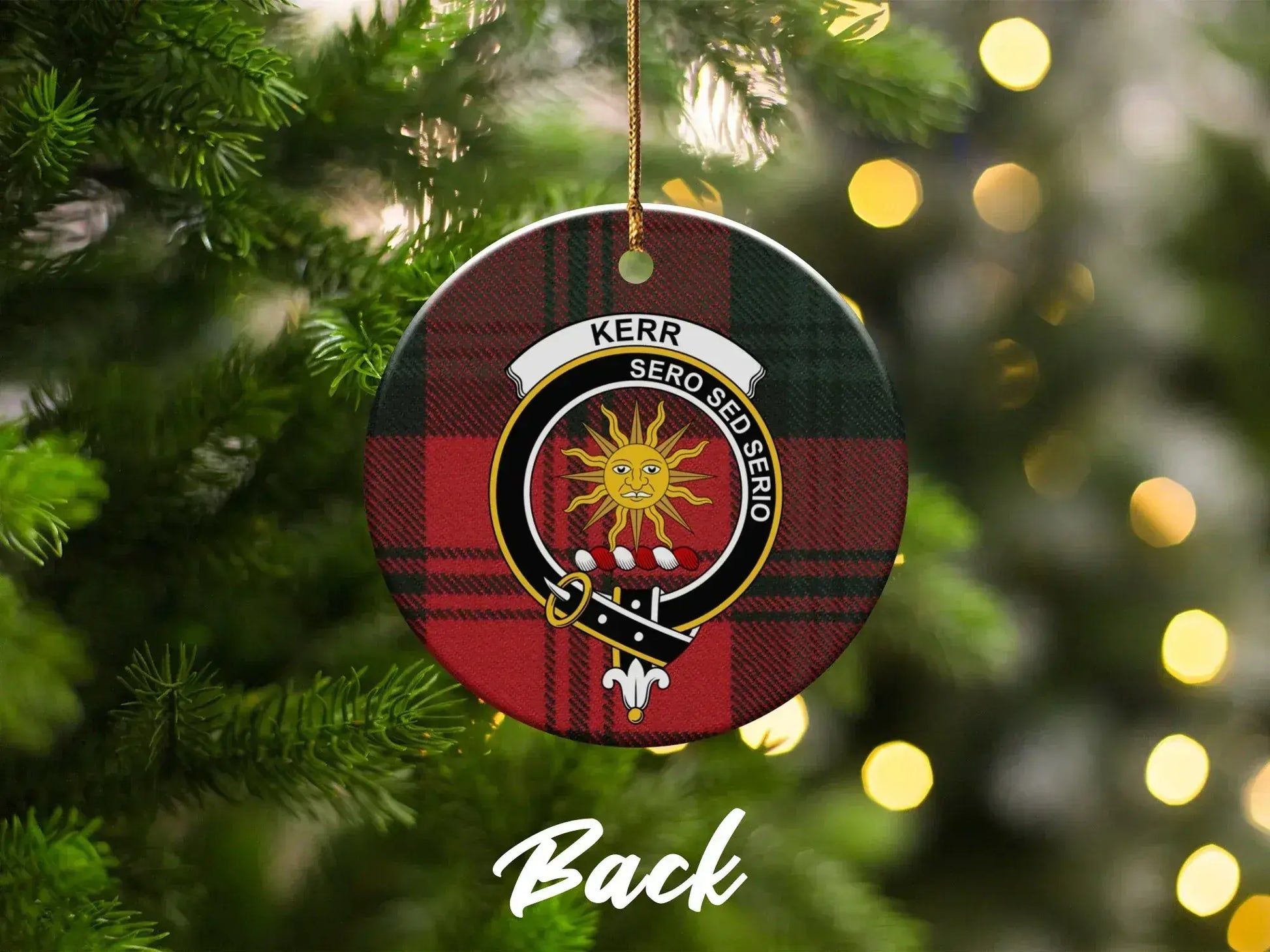 Kerr Sero Sed Serio Tartan Christmas Ornament product