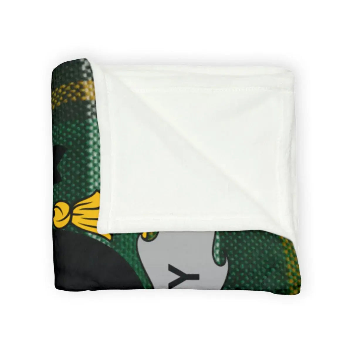 Cozy Green and Yellow Patterned Blanket product