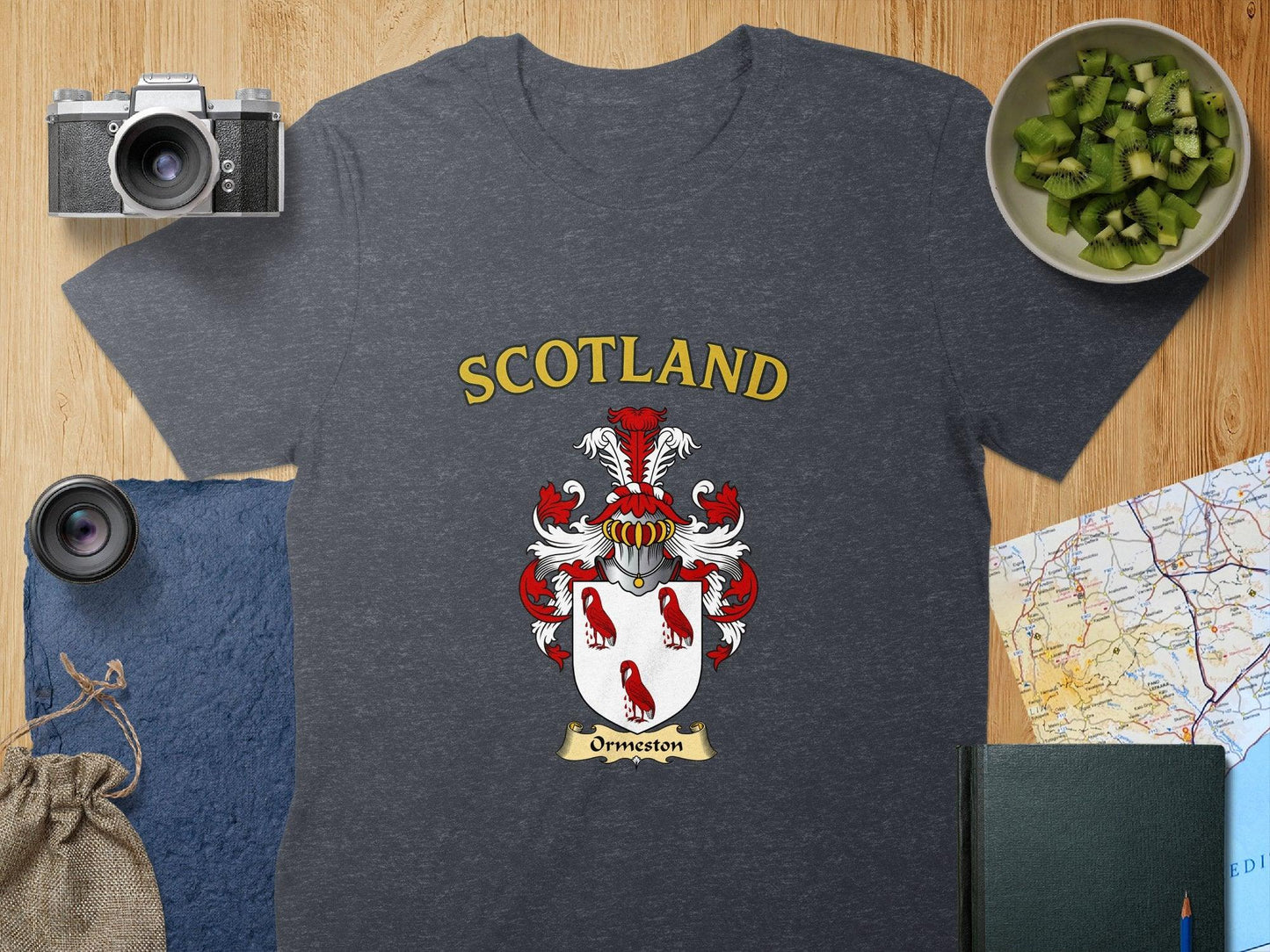 Scotland Ornston Coat of Arms Graphic Tshirt product