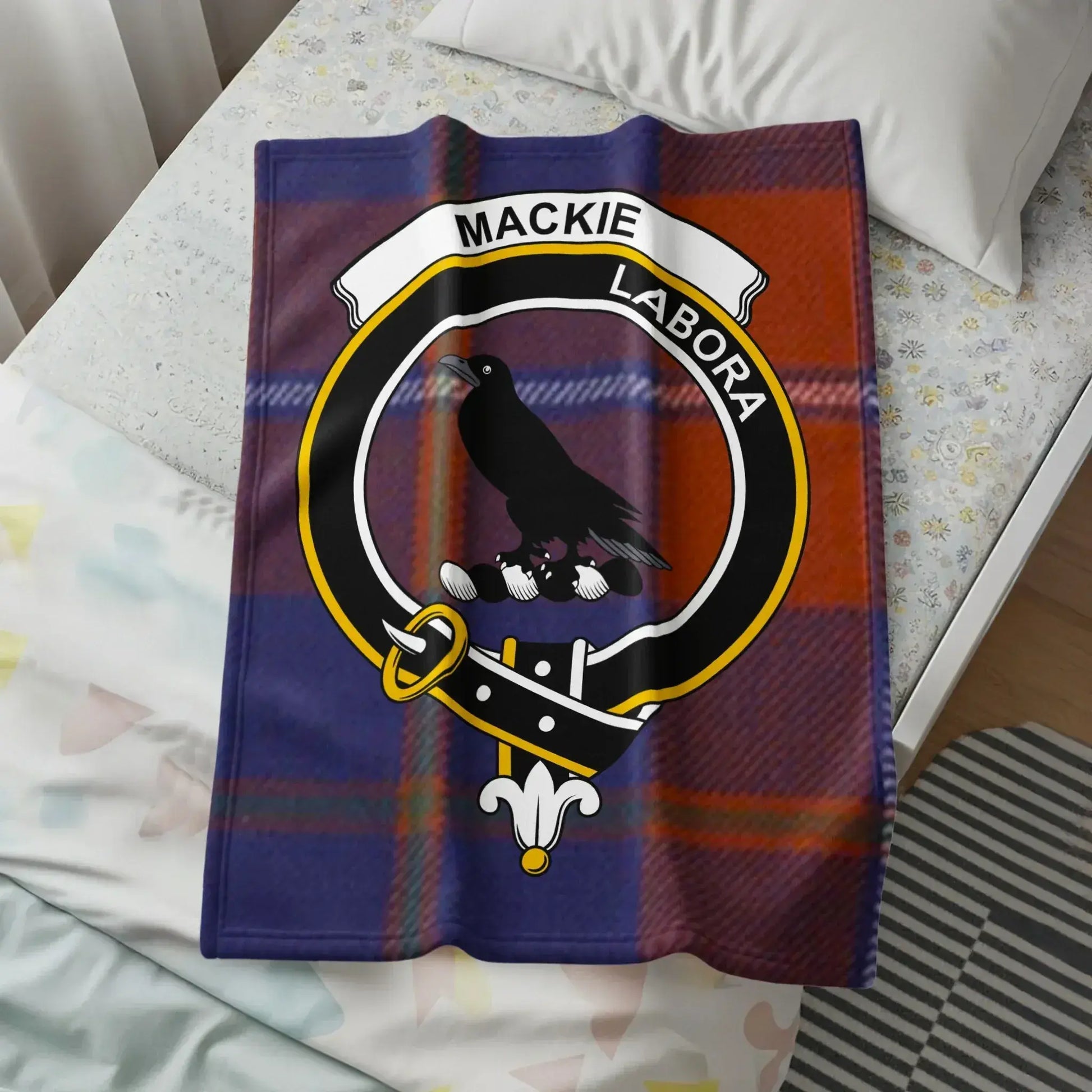 Personalized Mackie Labora Tartan Blanket product
