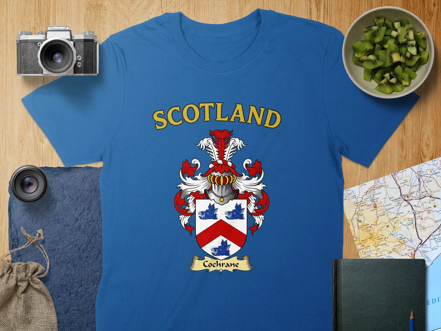 Scotland Cochrane Family Crest Emblem T-shirt product type