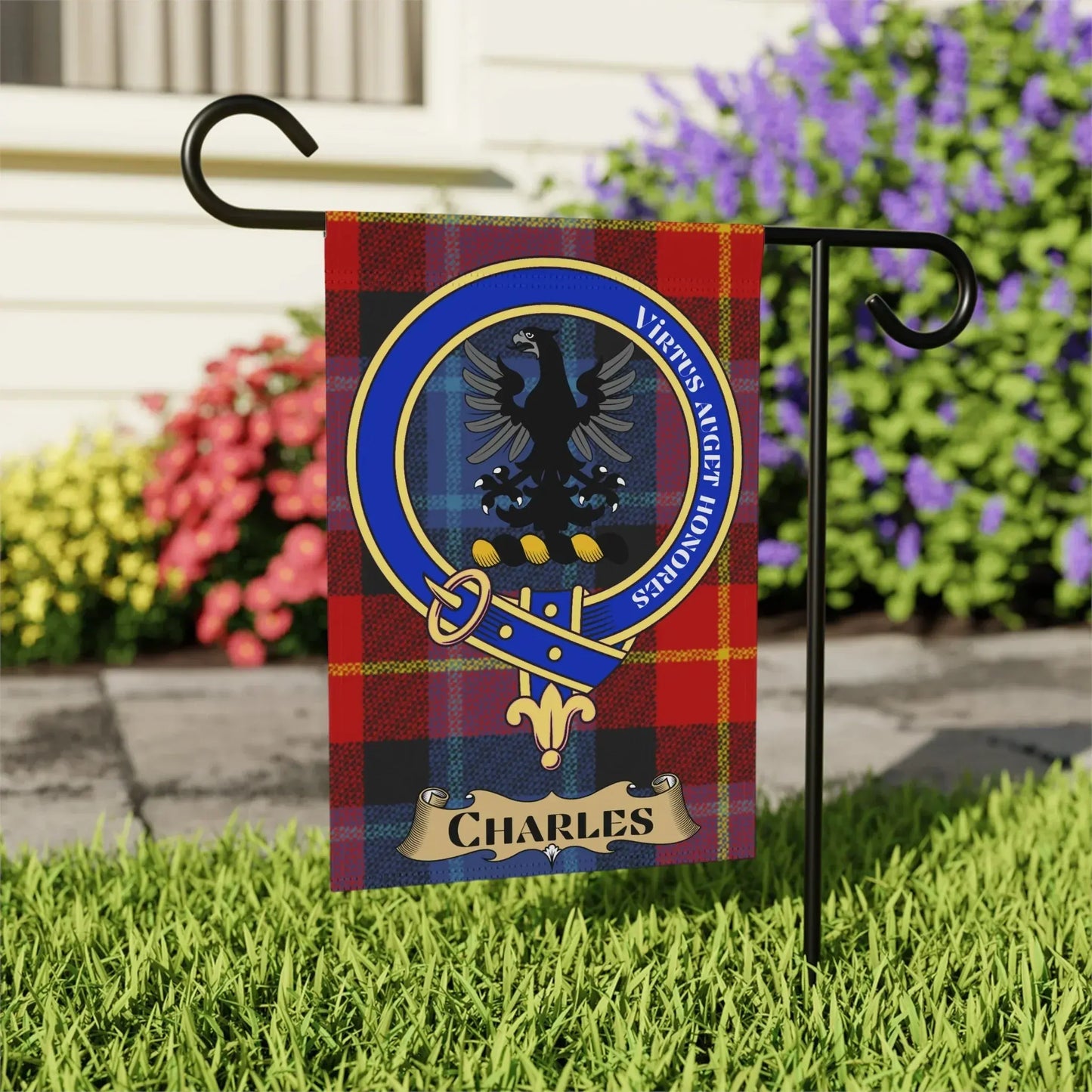 Personalized Tartan Garden Flag for Outdoor Decoration Product