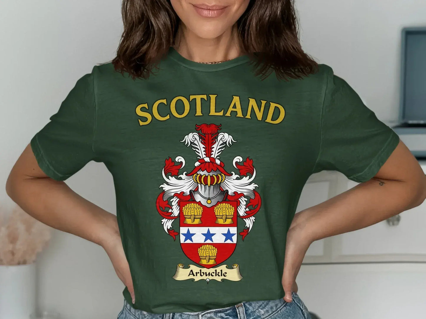 Scotland Arbuckle Family Crest Graphic Tee product