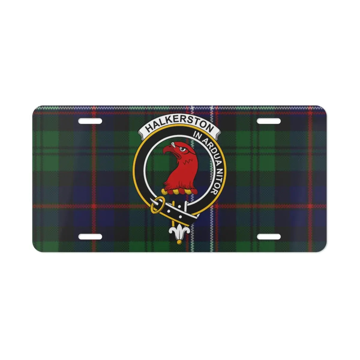 Halkerstond In Ardua Intor License Plate product type