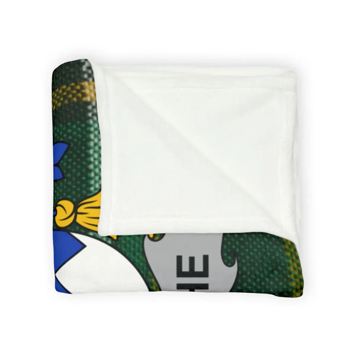 Cozy Green and White Oversized Unique Blanket product