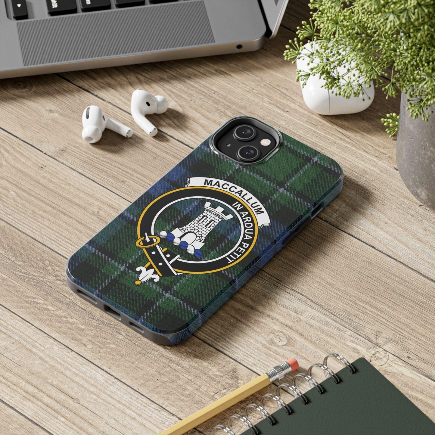 MacCallum Clan Scottish Tartan Cell Phone Case - Celtic Ancestry Gifts