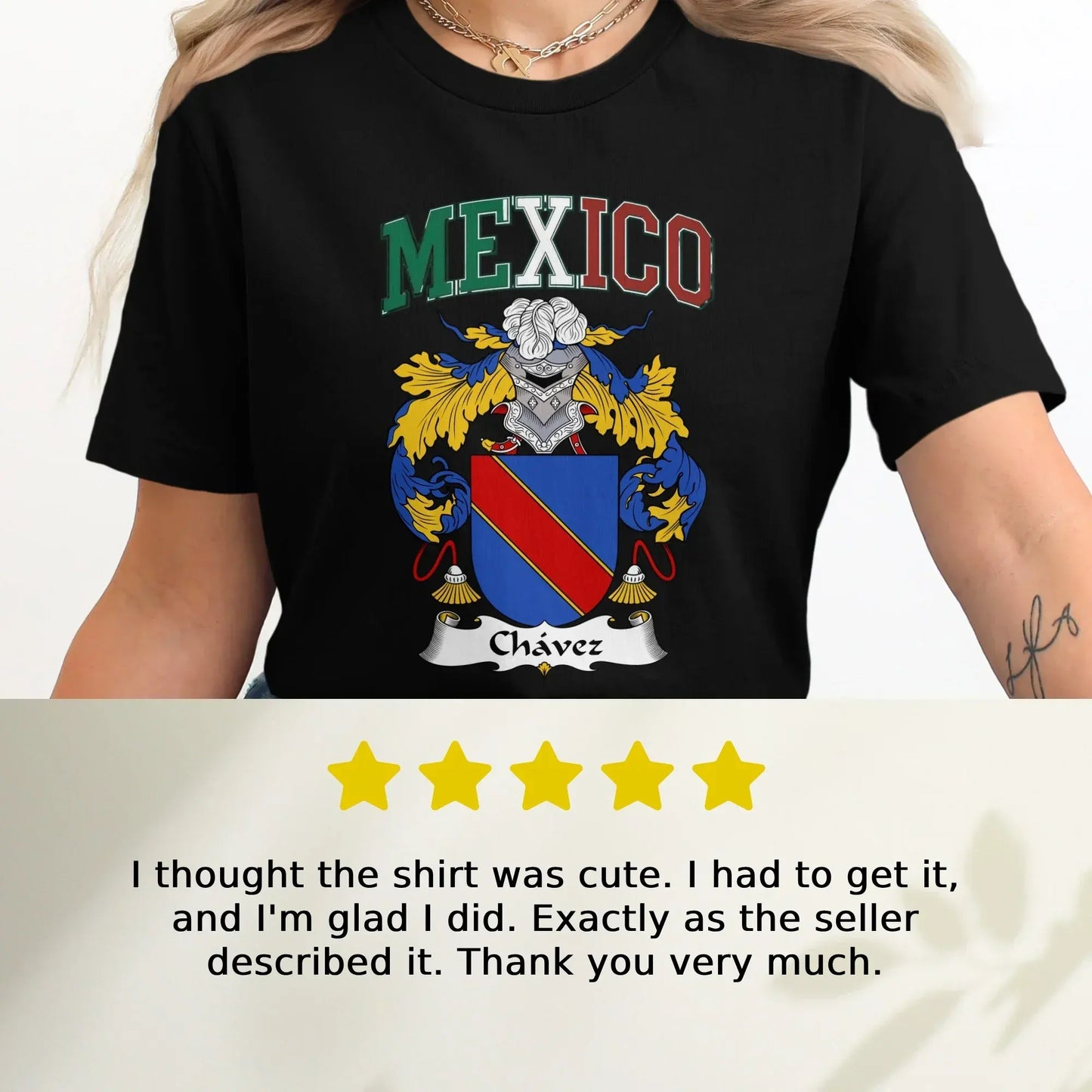 Mexico Chávez Family Crest Shirt product type