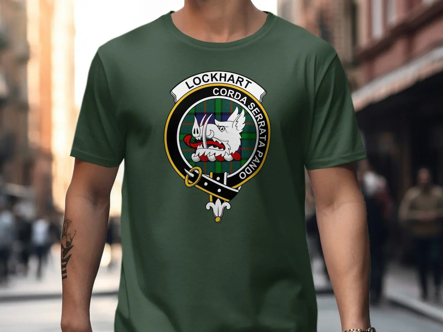 Lockhart Clan Crest Graphic T-Shirt product type