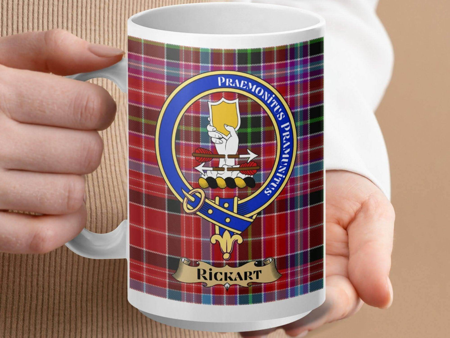 Rickart Plaid Shield Design Mug product