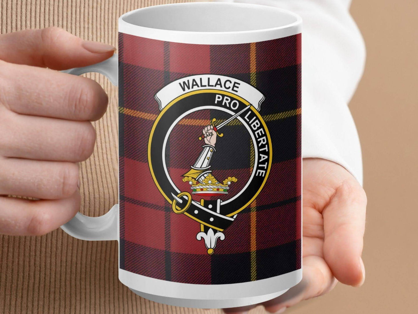 Wallace Pro Libertate Mug Clan Tartan Pattern product