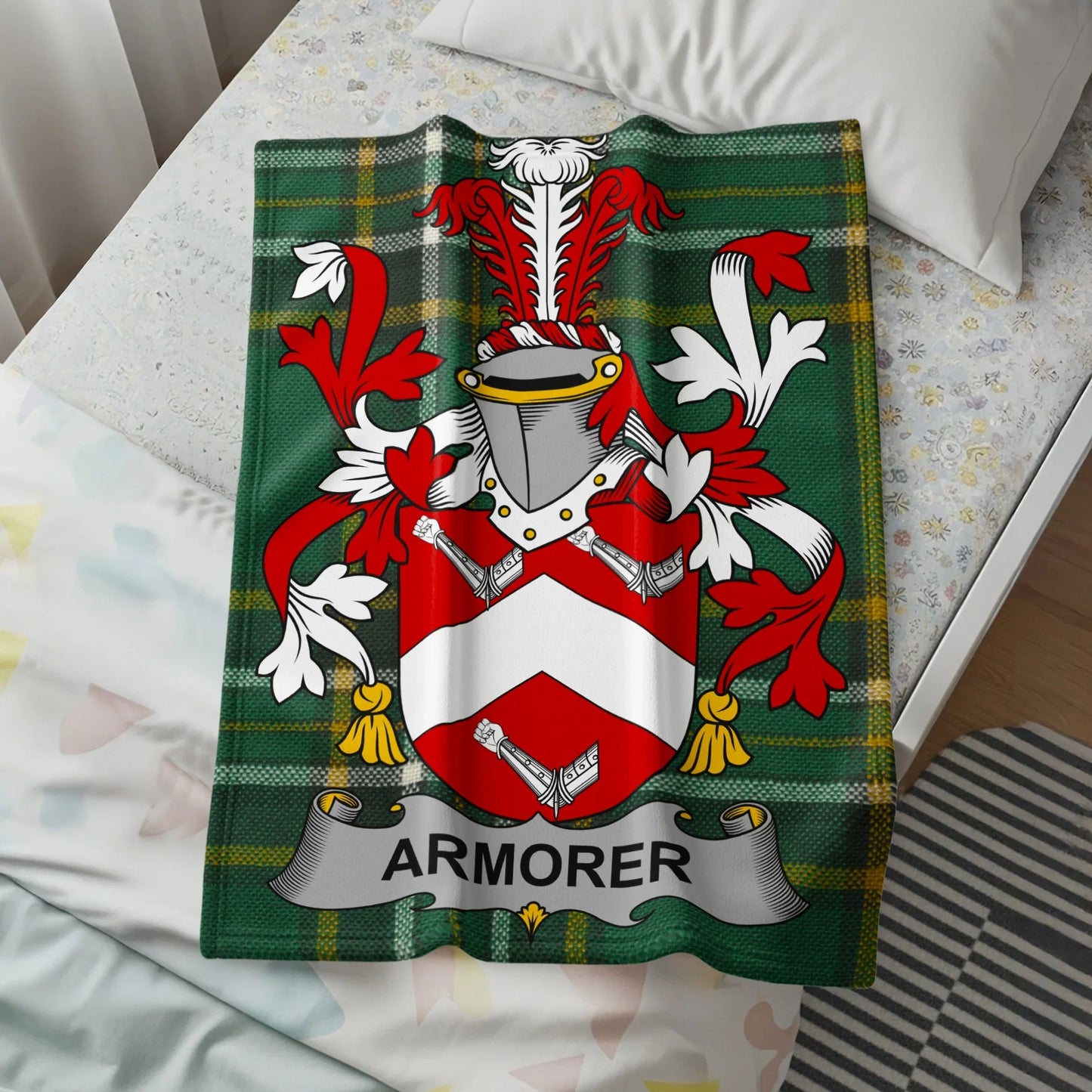 Armorer Coat of Arms Heraldic Crest Blanket product