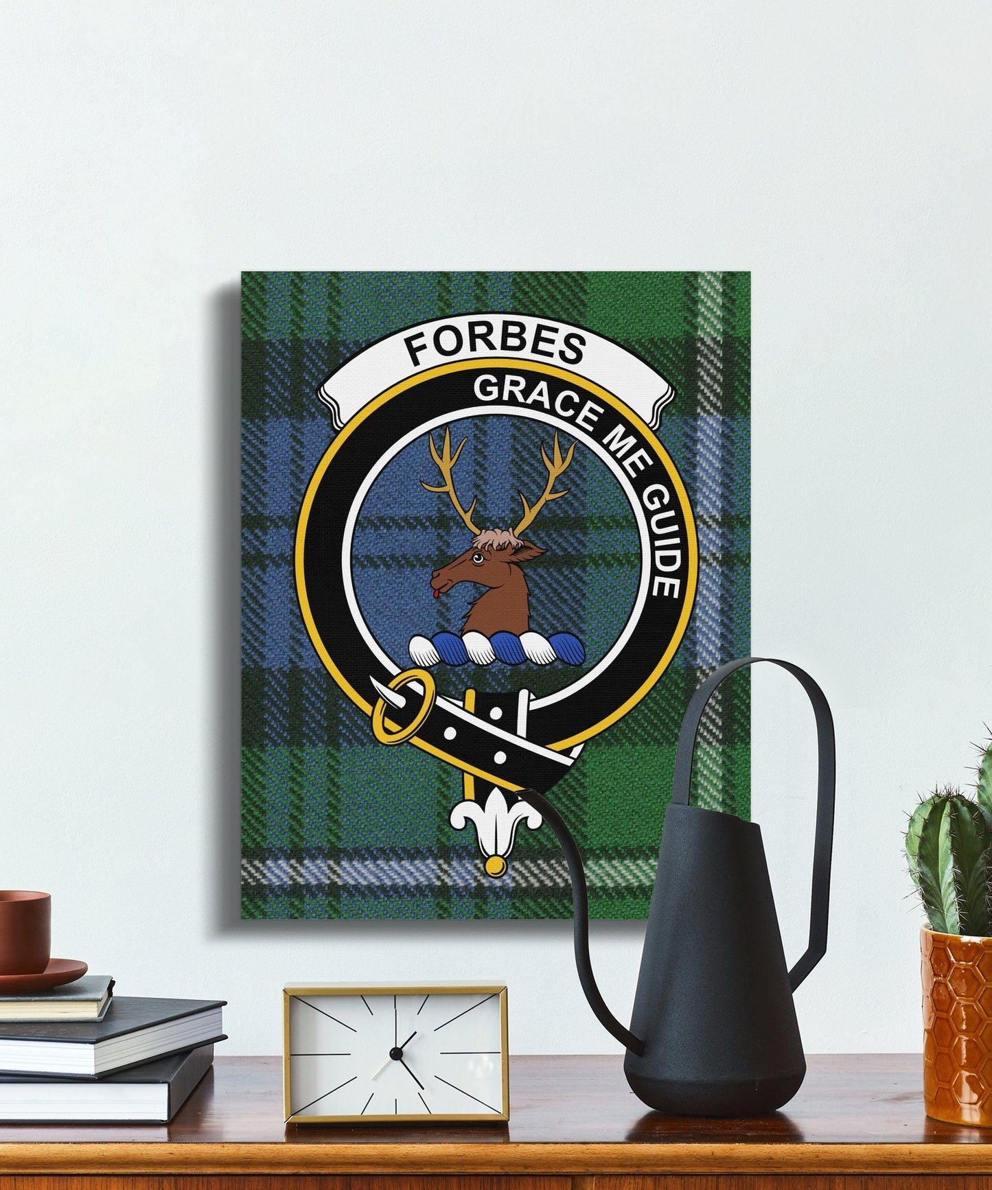 Grace Me Guide Plaid Canvas Wall Art product