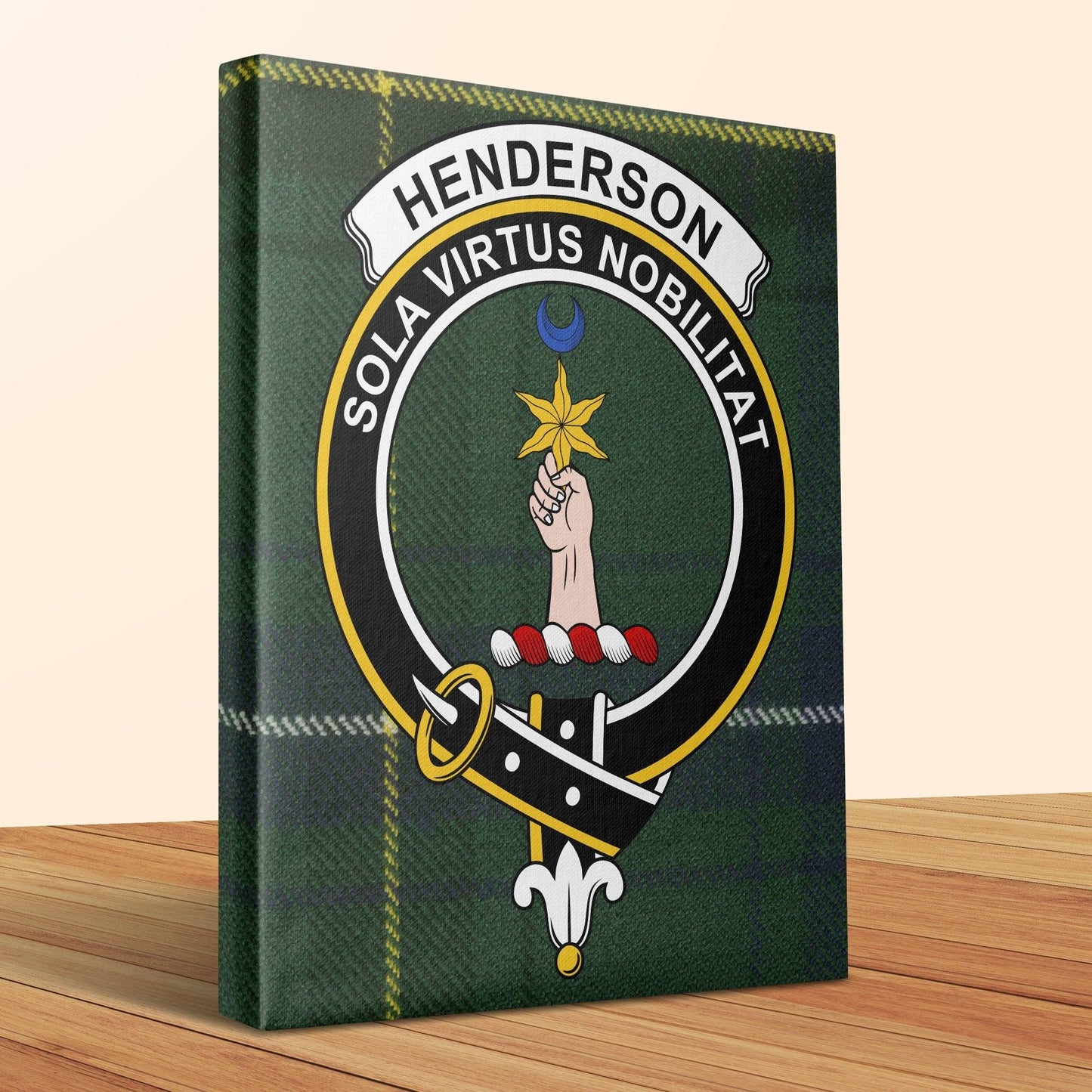 Henderson Sola Virtus Nobilitat emblem art product