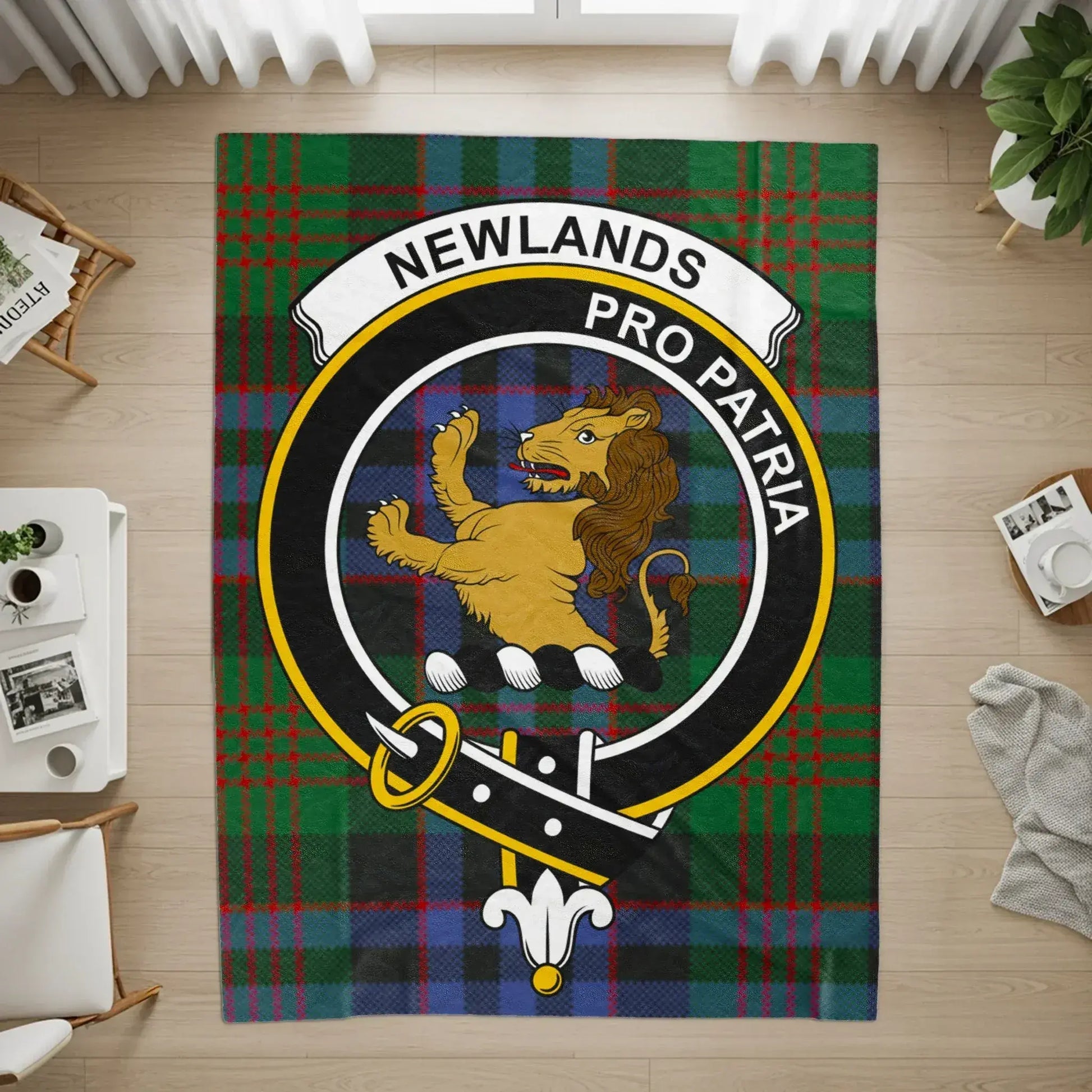 Newlands Pro Patria Plaid Patterned Area Rug product type