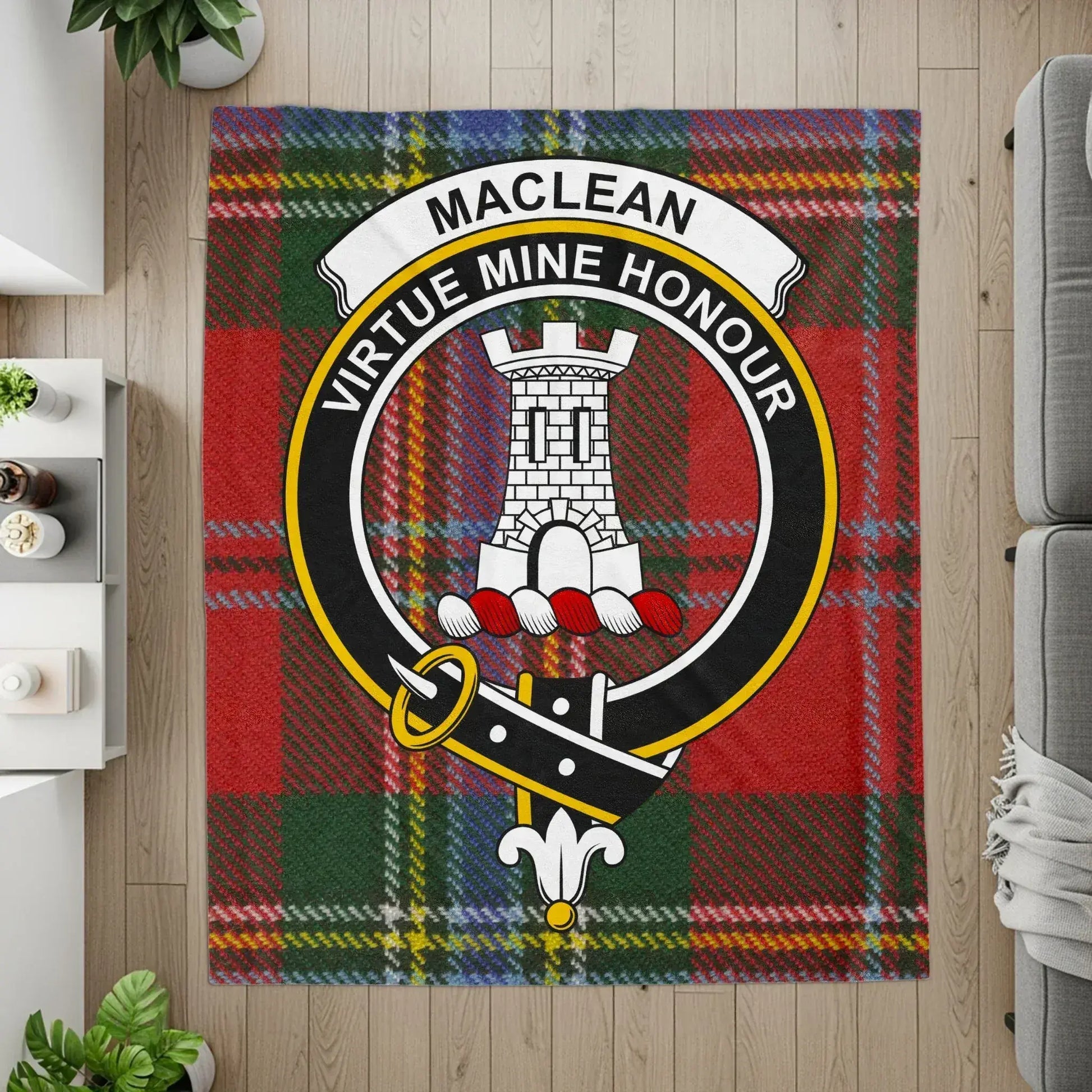 Maclean Virtue Mine Honour Tartan Pattern product type