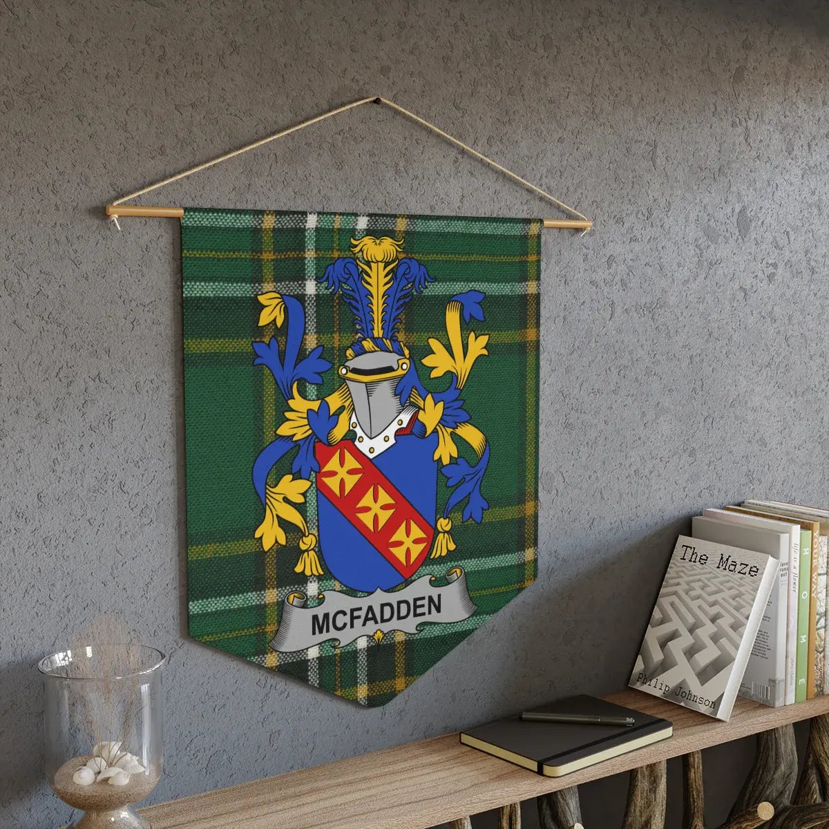 McFadden Coat of Arms Plaid Wall Hanging product