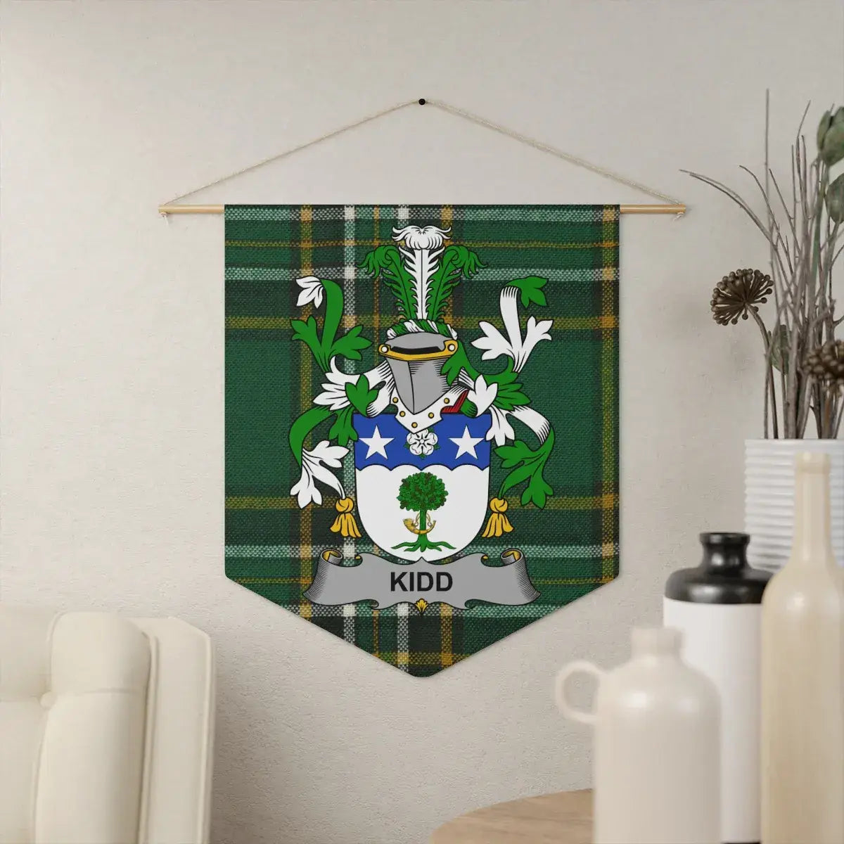 Personalized Family Crest Wall Hanging product