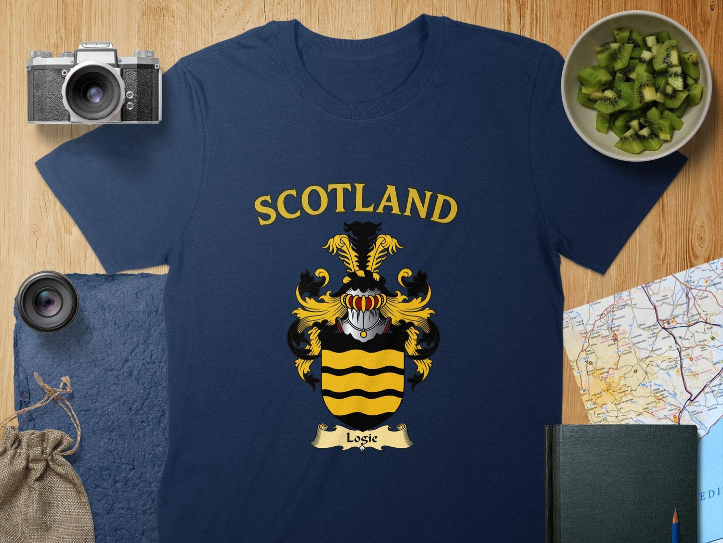 Scotland Logic Crest Emblem Design T-shirt product