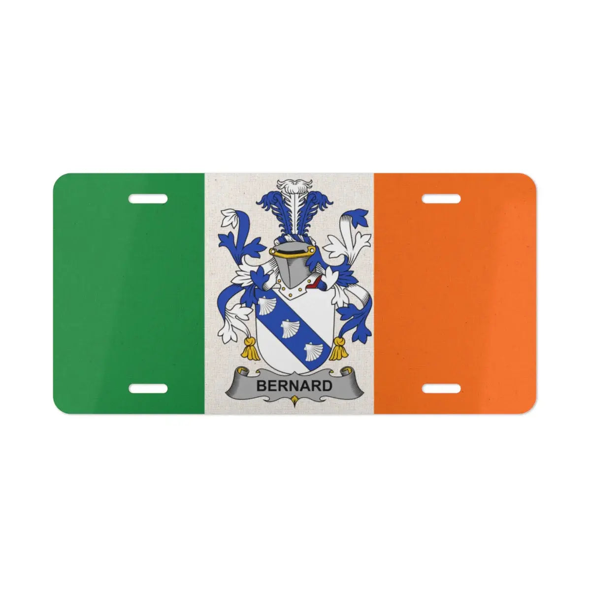 Bernard Crest on Irish Flag Car License Plate product