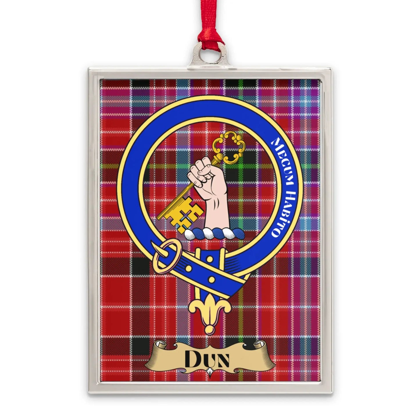 Dun Clan Crest Tartan Pattern Hanging Product