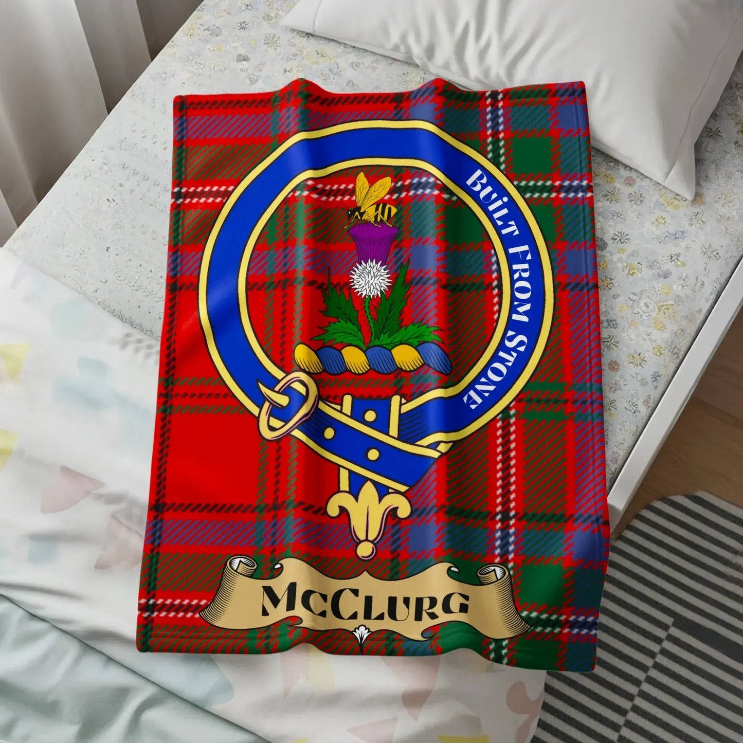 Belum Prom Stoyu McClure Design Tartan Blanket product