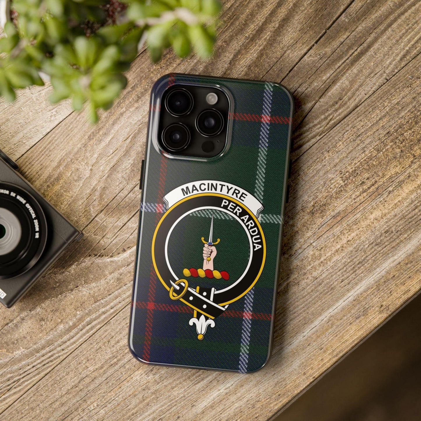MacIntyre Clan Scottish Tartan Cell Phone Case - Celtic Ancestry Gifts