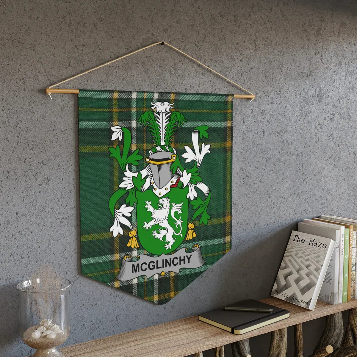 McGlinchy Scottish Clan Wall Banner product type