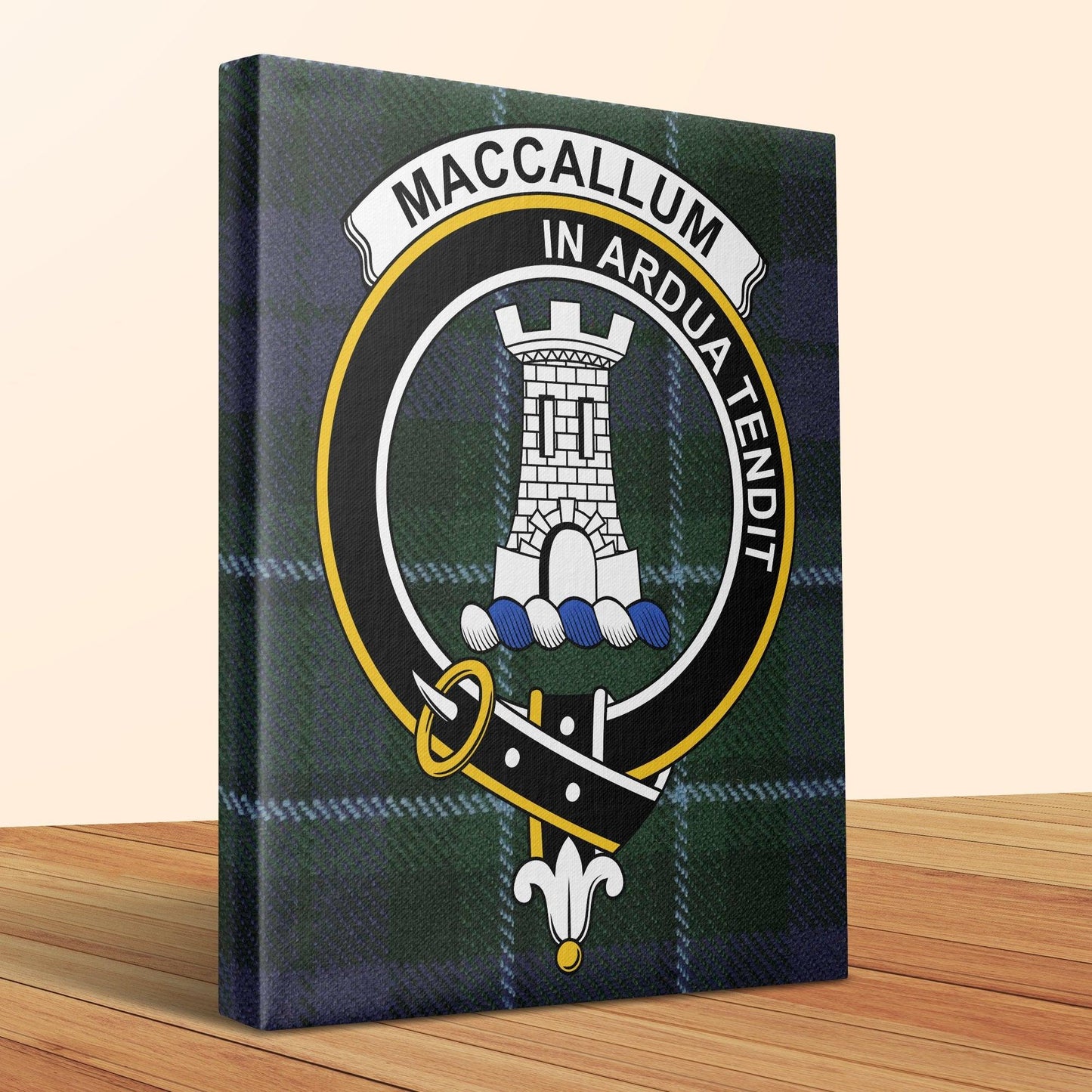Maccallum In Ardua Tendit Tartan Wrapped Canvas product