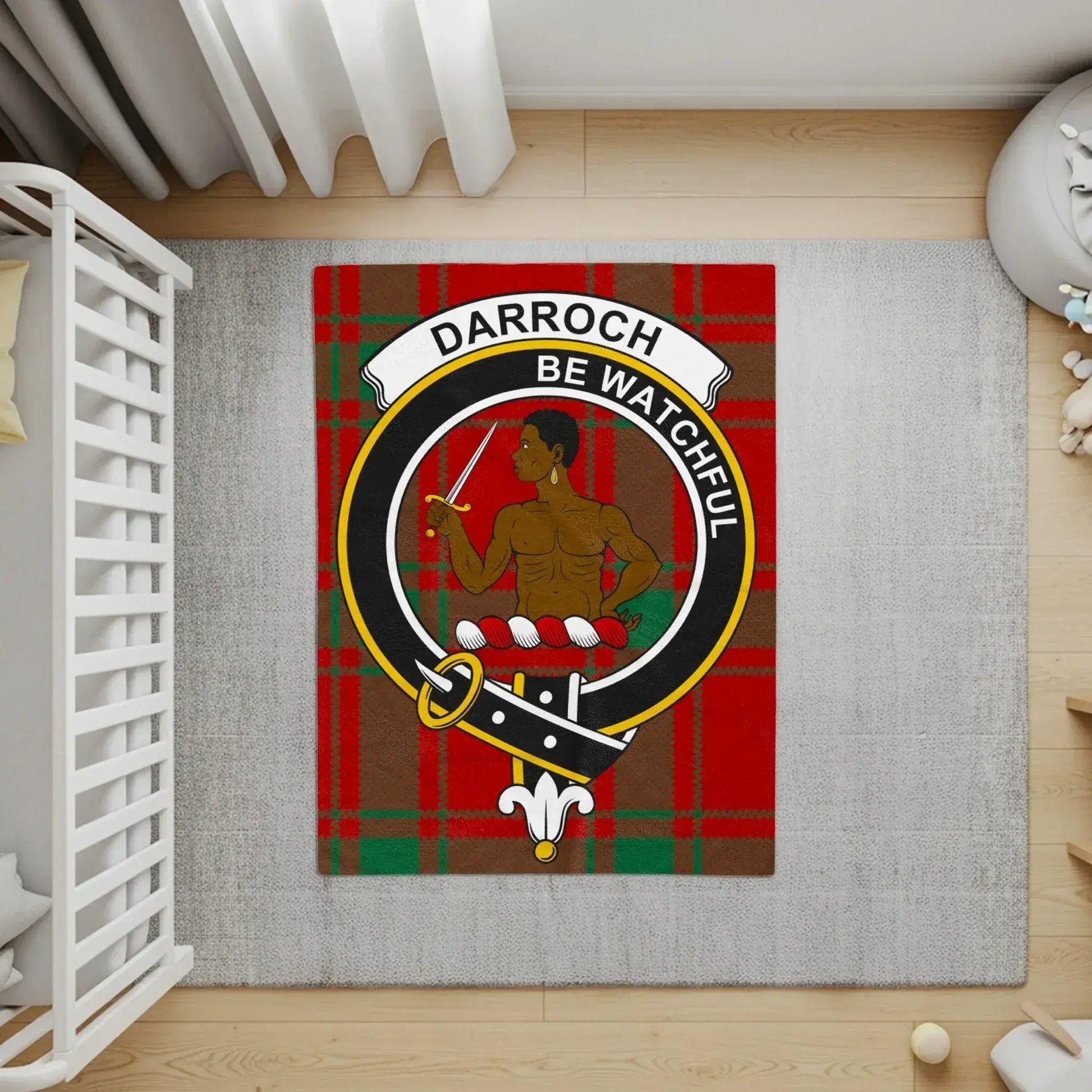 Darroch Be Watchful Tartan Rugs Home Decor product type