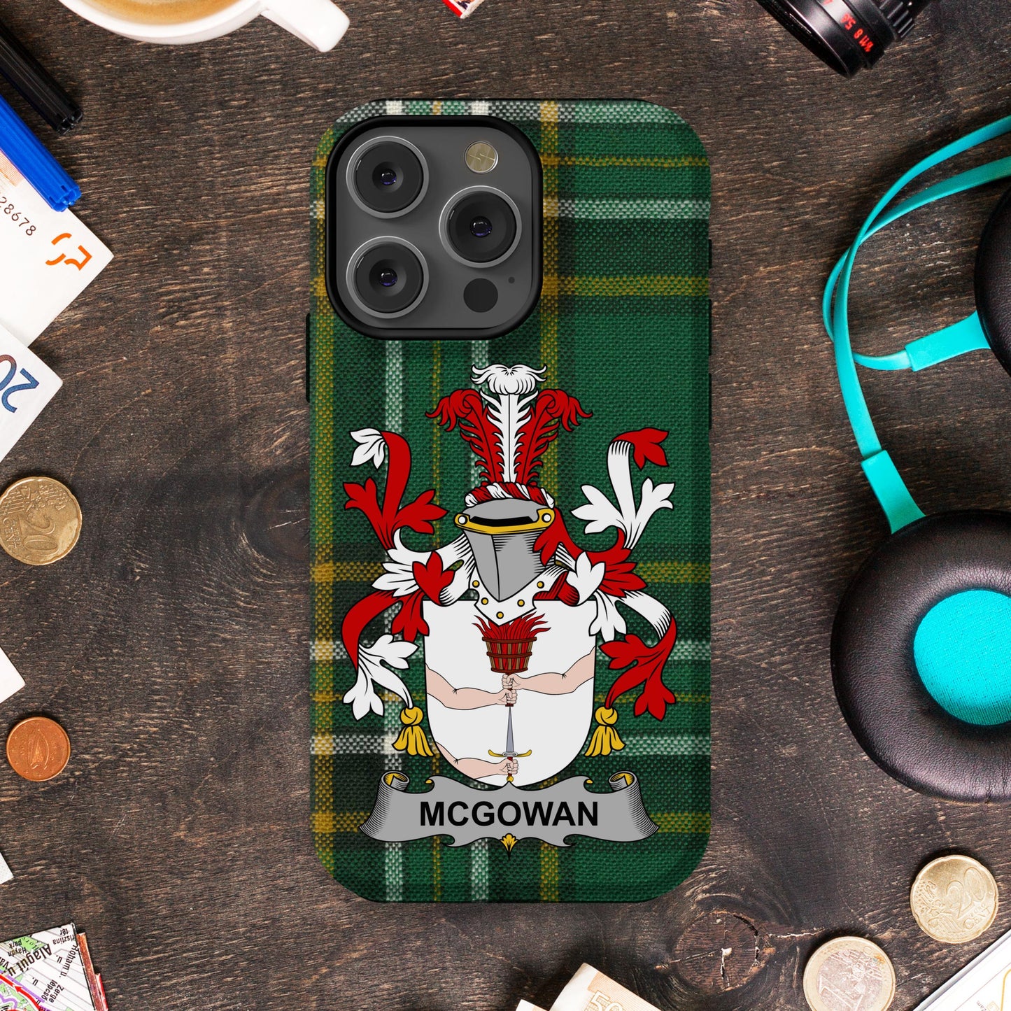 McGowan Family Crest Phone Case product