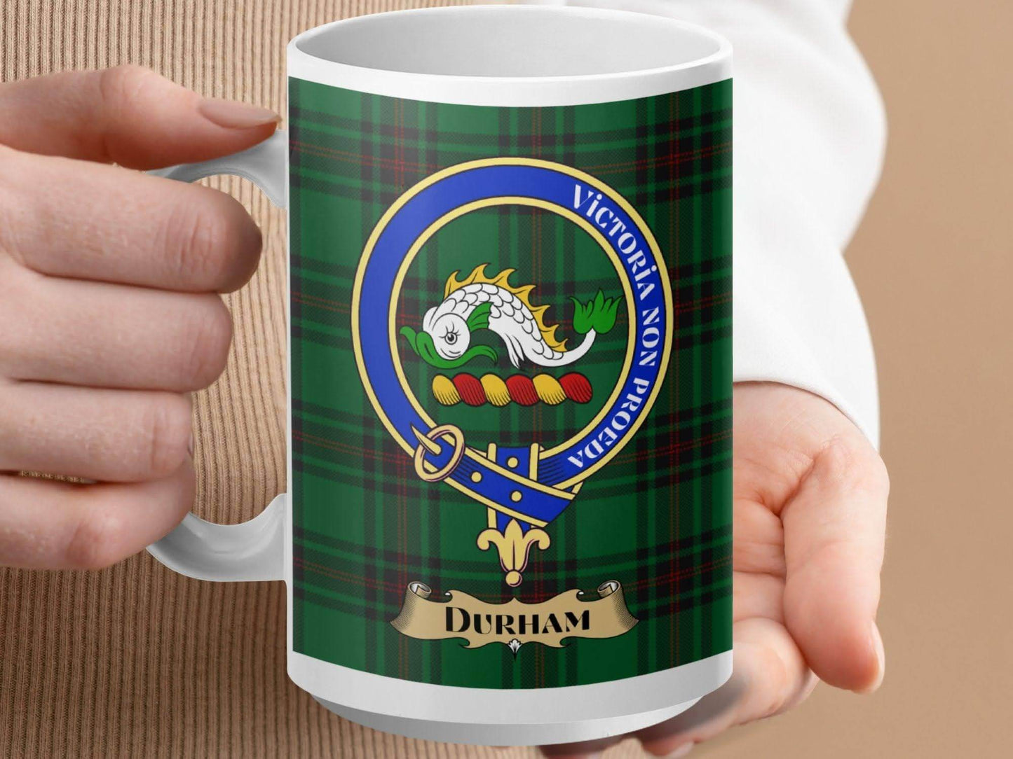 Unique Durham Scottish Clan Crest Coffee Mug product