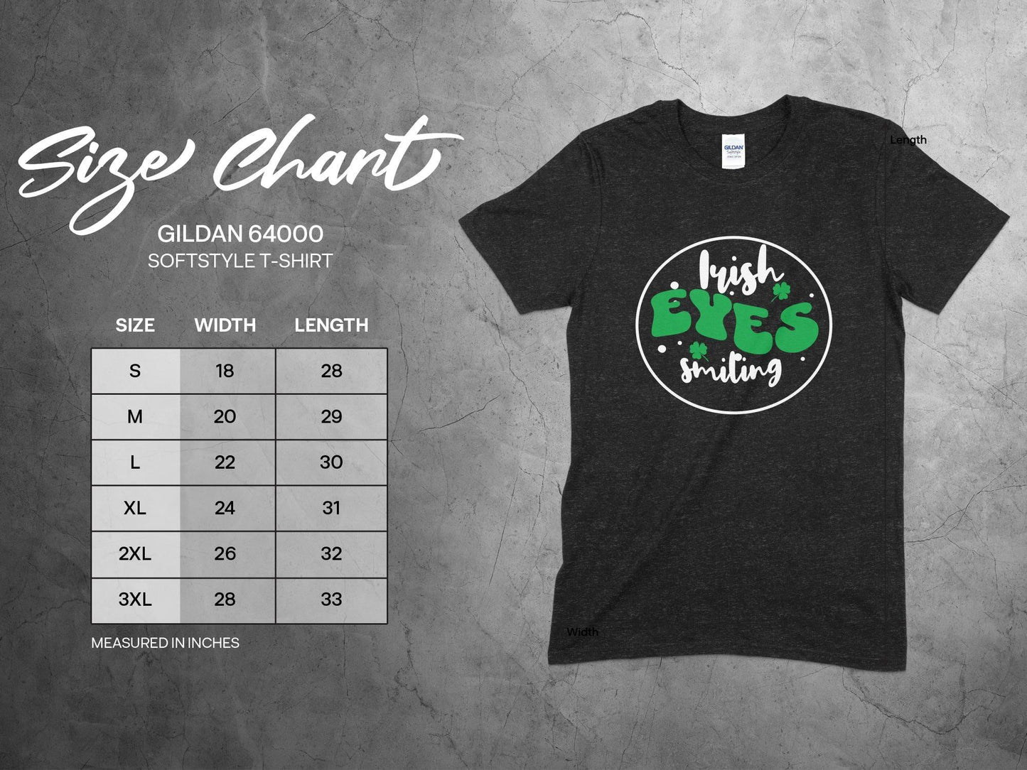 Fun Green Graphic Eyes and Clovers T-Shirt