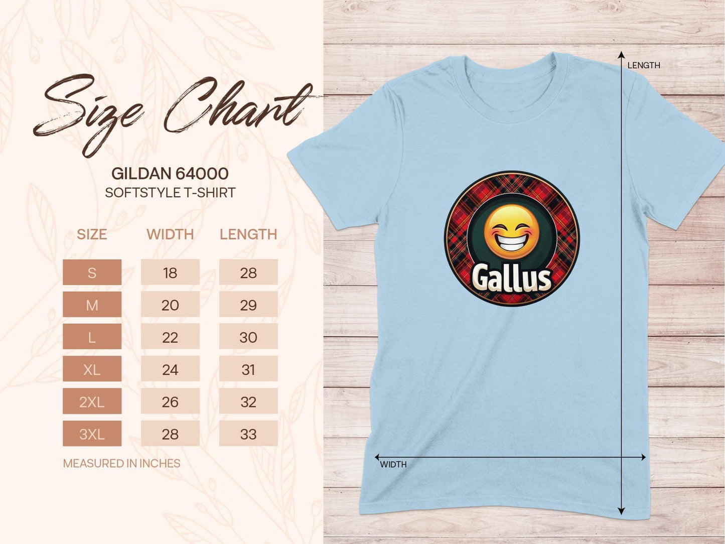 Funny Scottish Emoji Gallus Saying T-Shirts - Celtic Ancestry Gifts