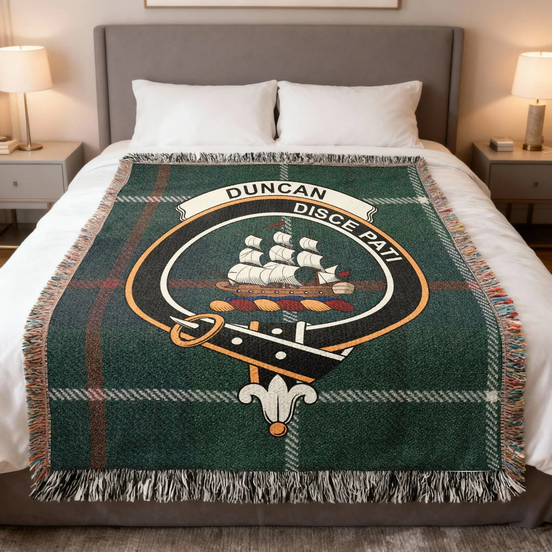 Duncan clan tartan woven blanket — the heirloom pick in our Clan Duncan heritage gift guide
