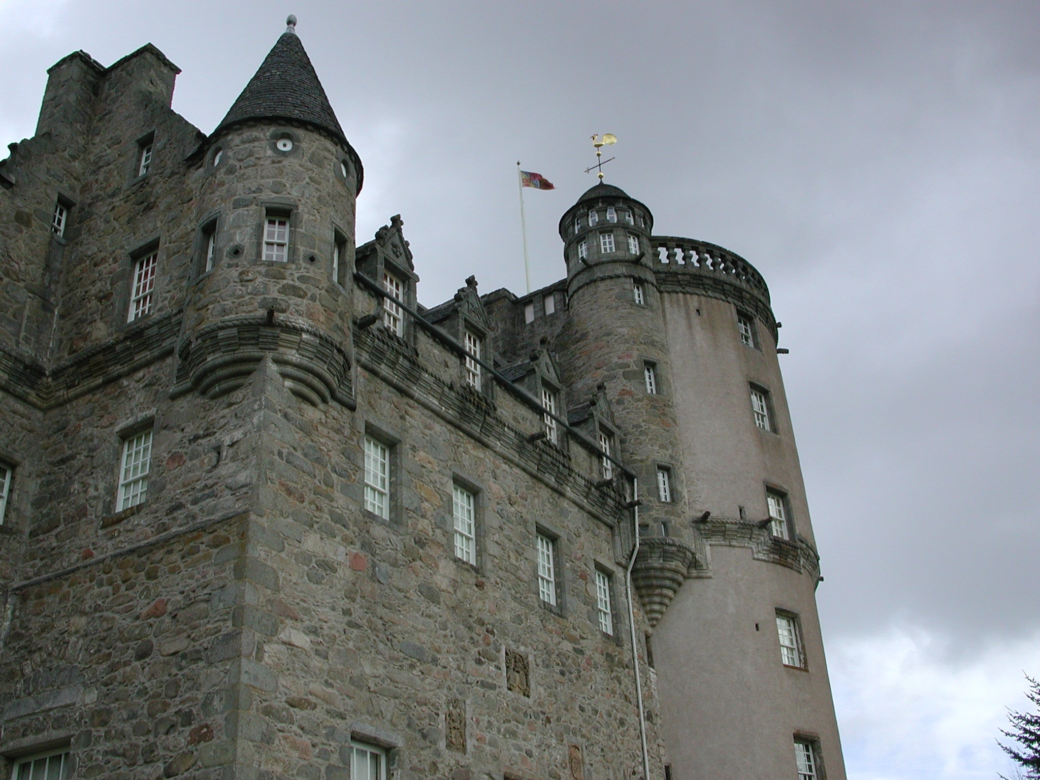 Castle Fraser in Aberdeenshire, the grandest Z-plan tower house in Scotland, built primarily between the late fifteenth and early seventeenth centuries by the Fraser family and now managed by the National Trust for Scotland