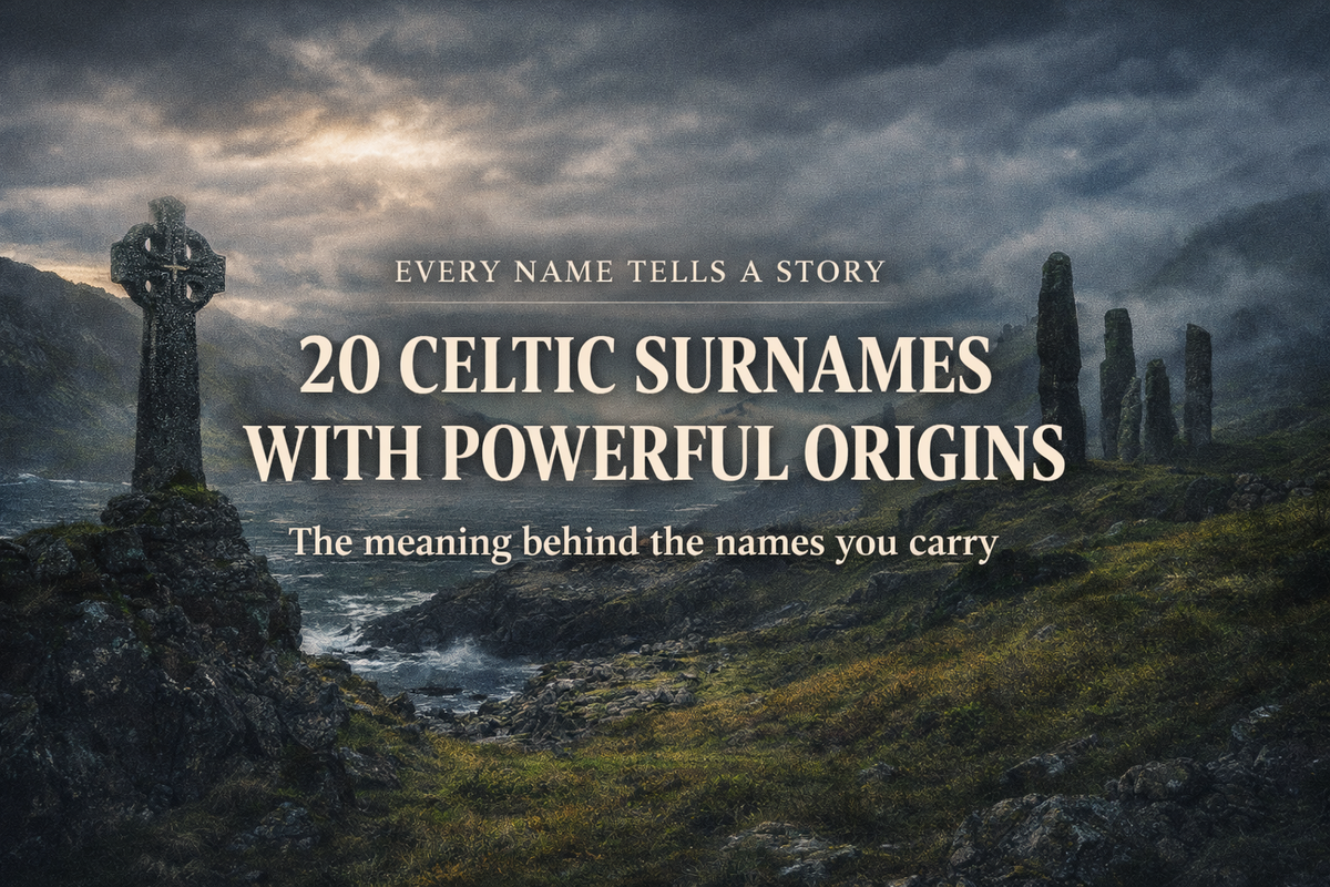 20 Lesser-Known Celtic Surnames With Powerful Origin Stories (2026 ...