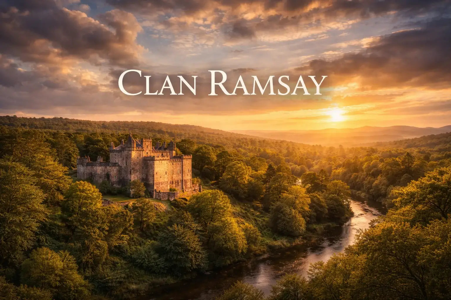Dalhousie Castle in Midlothian associated with Clan Ramsay history