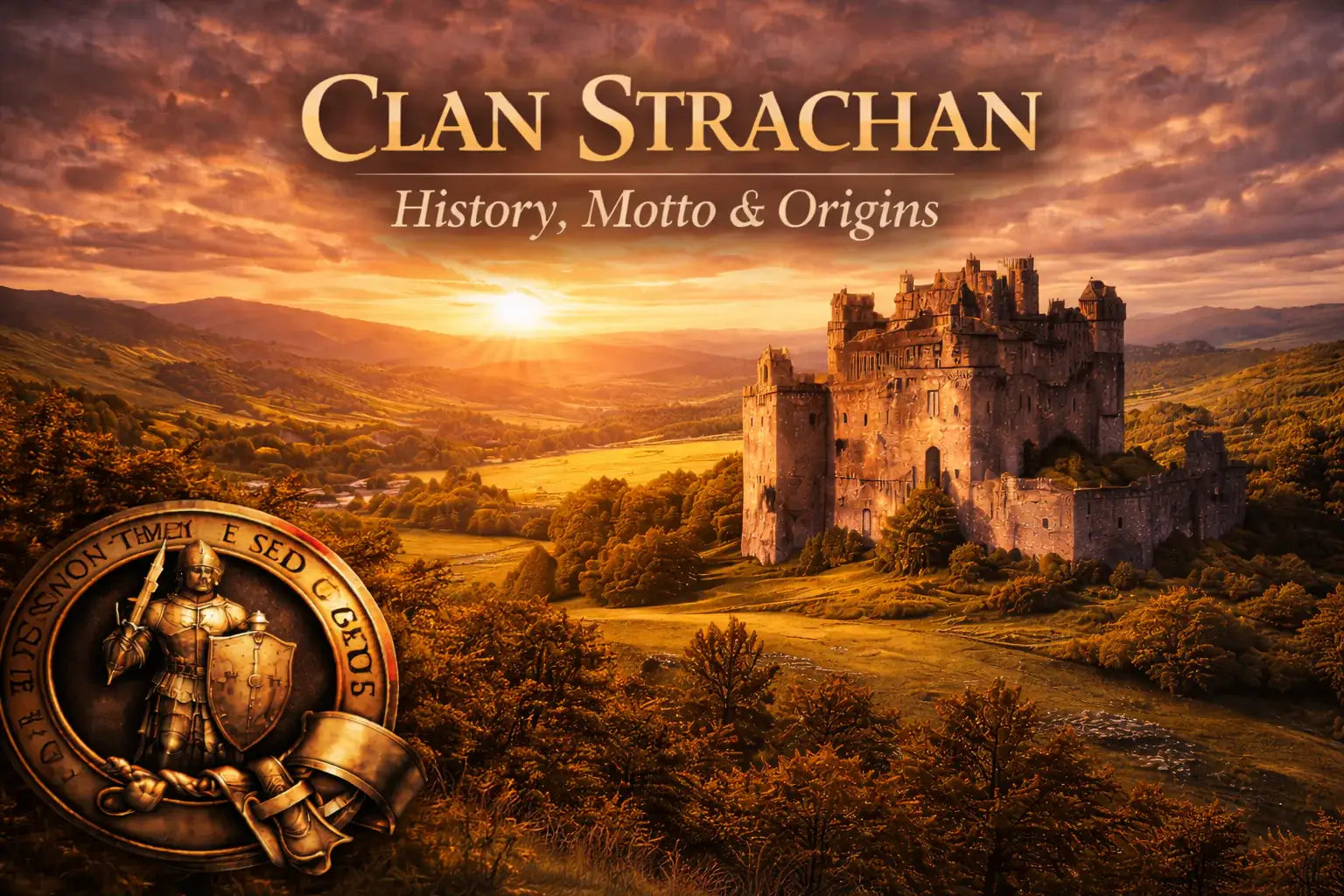 Clan Strachan history blog hero image showing Thornton Castle in Aberdeenshire representing Clan Strachan heritage