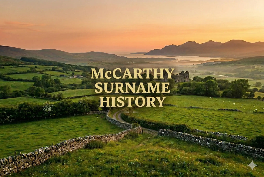 Historic County Cork Irish landscape representing the heritage homeland of the McCarthy surname in Munster Ireland
