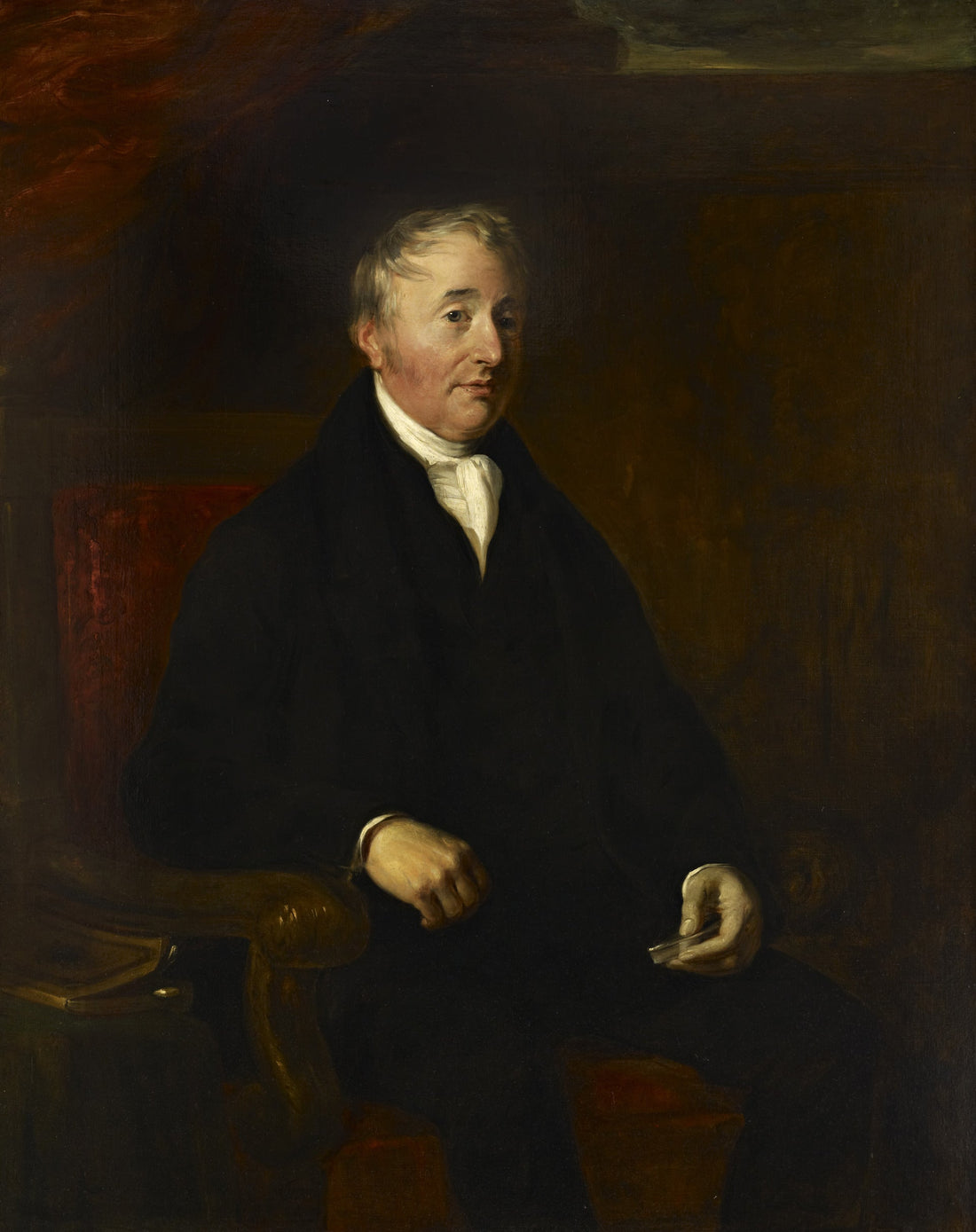 Portrait of Scottish publisher William Blackwood, founder of Blackwood's Edinburgh Magazine