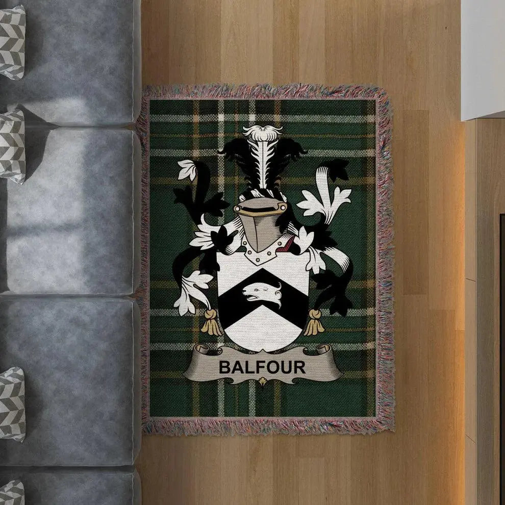 Irish heritage gifts featuring surname emblem designs across mugs, blankets, flags, ornaments and apparel