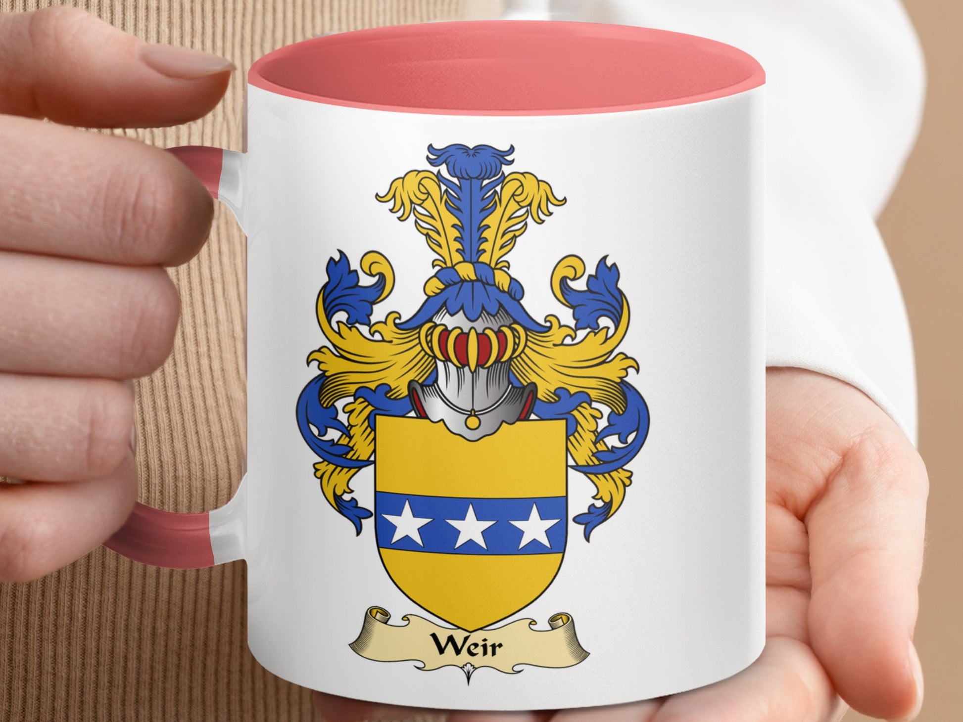 Clan Weir Scottish Coat of Arms Mug - Living Stone Gifts