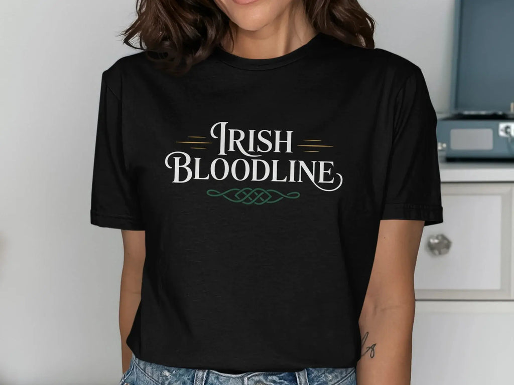 Irish Bloodline Graphic Design T-shirt