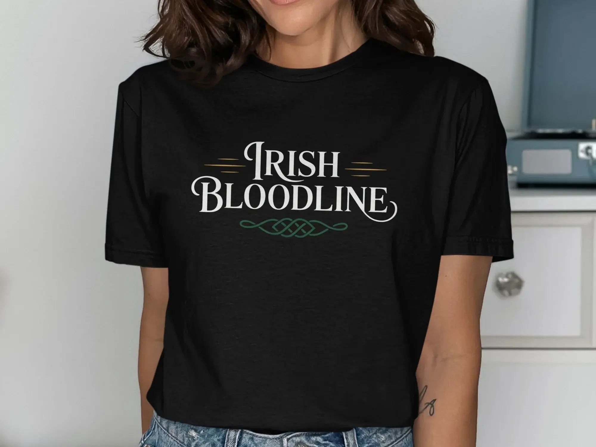 Irish Bloodline Graphic Design T-shirt