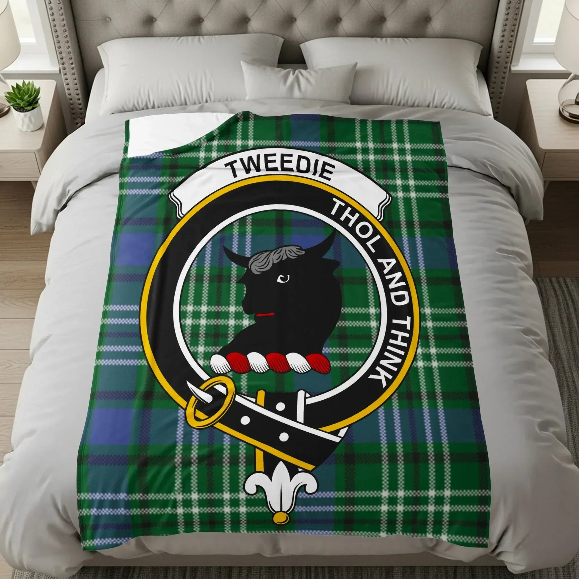 Tweedie Tholand Thine Crest Plaid Blanket product