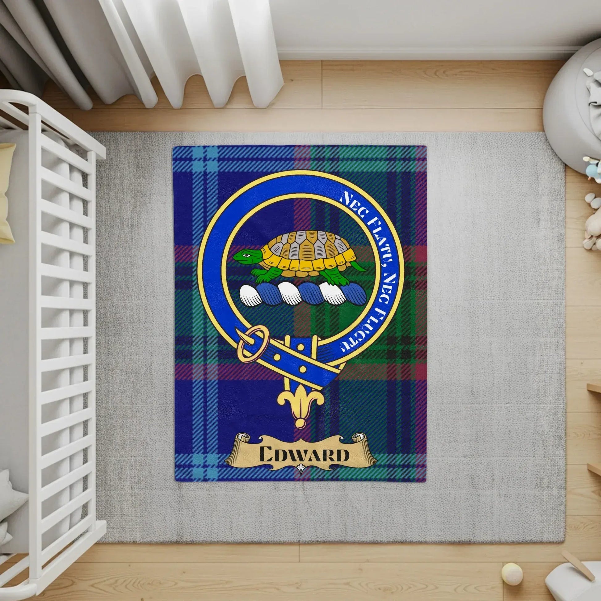 Cozy Edward Themed Personalized Floor Mat product