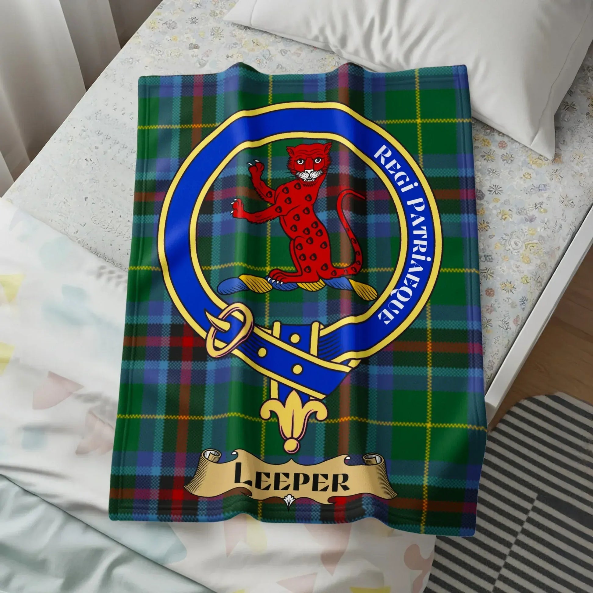 Vibrant Tartan Plaid Design Leeper Bed Linen product type