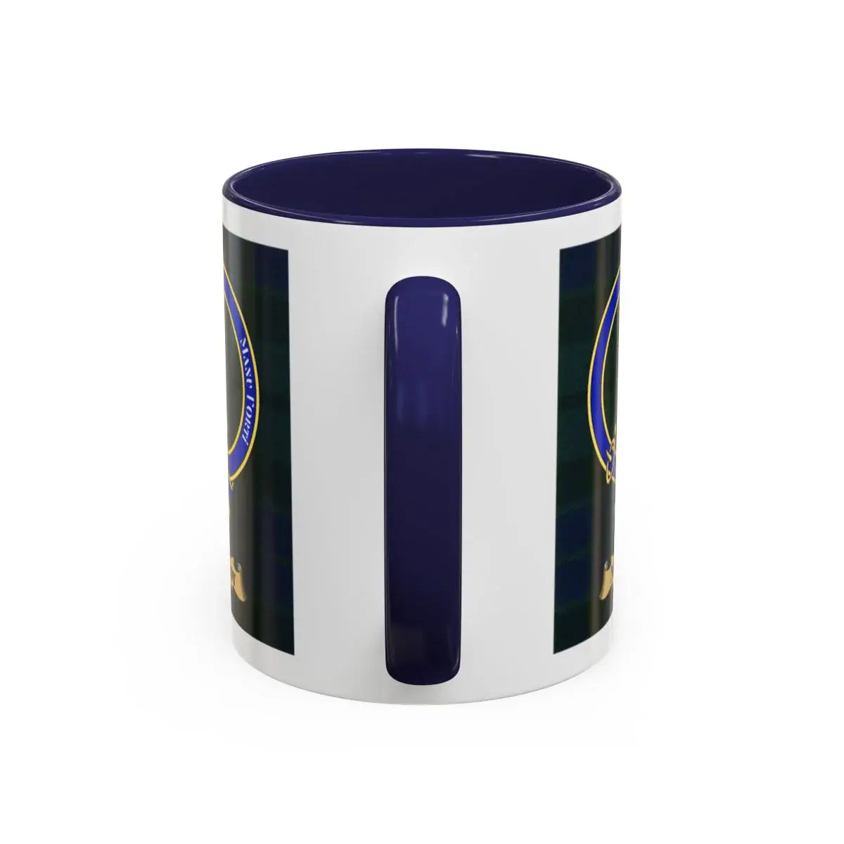McCoy clan crest mug shown in 11 oz and 15 oz sizes