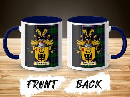 Donaldson Clan Coat Of Arms Scottish Tartan T-Shirts - Celtic Ancestry Gifts